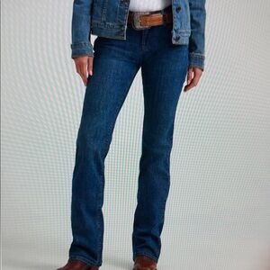Wrangler Ultimate Riding Jean Q Baby Mid Rise Bootcut Women's Jeans 11/12 x 30”